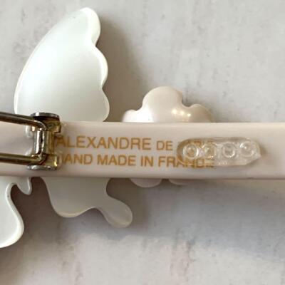 Alexandre De Paris Hairpin Butterfly Flower Purple 8 | eBay