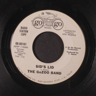 GOZOO BAND: sid's lid / oh baby mine A Go Go Record 7'' Single 45 RPM