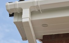 White Square Guttering UPVC Eurocell Squareline Rain System Downpipes