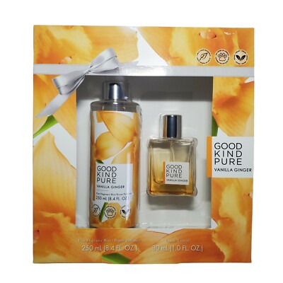Good Kind Pure Vanilla Ginger Gift Set for Women contains Fragrance Mist & EDT