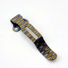 New 1 PC Custom Made Titanium Alloy Backclip DIY for Benchmade Bugout 535 Knives