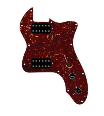 920D 72 Thinline Tele Tortoise  Loaded Pickguard BLK/BK Cool Kid Humbuckers