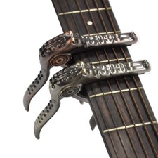 Alice Small Crocodile Aluminum Alloy Acoustic Folk Guitar Capo Clamp A007Gs
