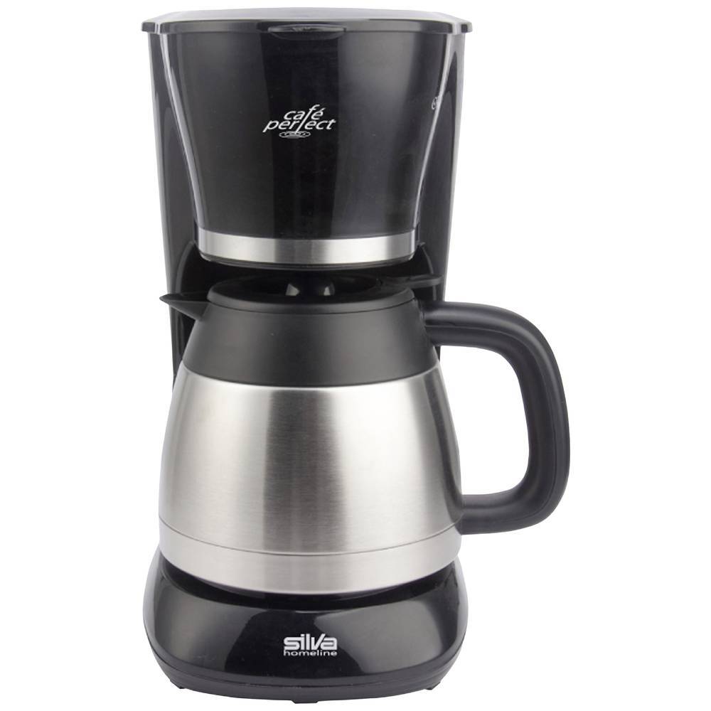 Кофеварка Silva Homeline KA-T 4505 sw Schwarz, корпус из нержавеющей стали