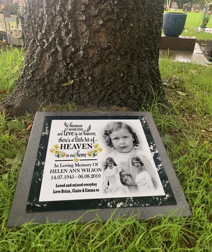Lápida conmemorativa de tumba, lápida grande, lápida de cementerio, resistente a la intemperie. - Imagen 4 de 19
