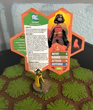 Heroscape Custom Card  Figure / Robin Damian Wayne / DC Superhero