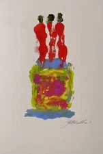 Original Bakery Cake Food Acrylics Impressionism