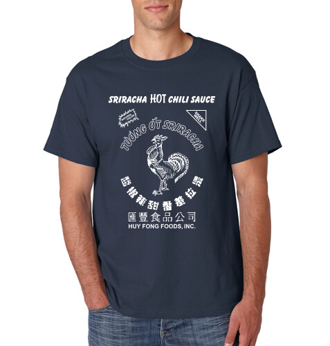 SRIRACHA HOT CHILE SALSA Camiseta Gallo Foodie Hot Dog Comida Concurso S-6XL Camiseta - Imagen 7 de 14