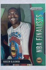 Hakeem Olajuwon 2019 Panini Prizm NBA Finalists Green Prizm #10