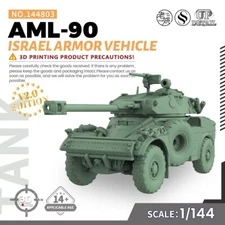 SSMODEL SS144803 1/144 Military Model Kit Israel AML-90 Armor Vehicle