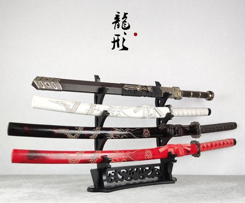 Aushöhlen Japanisches Samurai Schwert Katana Halter Ständer Montageständer 1 ~ 3 Ebenen - Bild 6 von 12