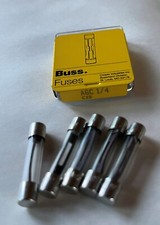 BUSSMANN AGC-1/4 1/4A 250V Class SMALL DIMENSION, NEW, 5 FUSE/LOT