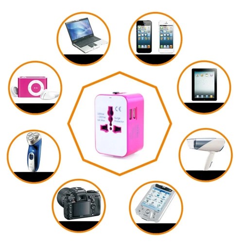 Travel Adapter, Worldwide All in One Universal Travel Adaptor AC Power Plug... - Picture 6 of 23
