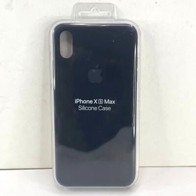 Genuine Original Apple Silicone Case For iPhone Xs Max - Black (MRWE2ZM/A)