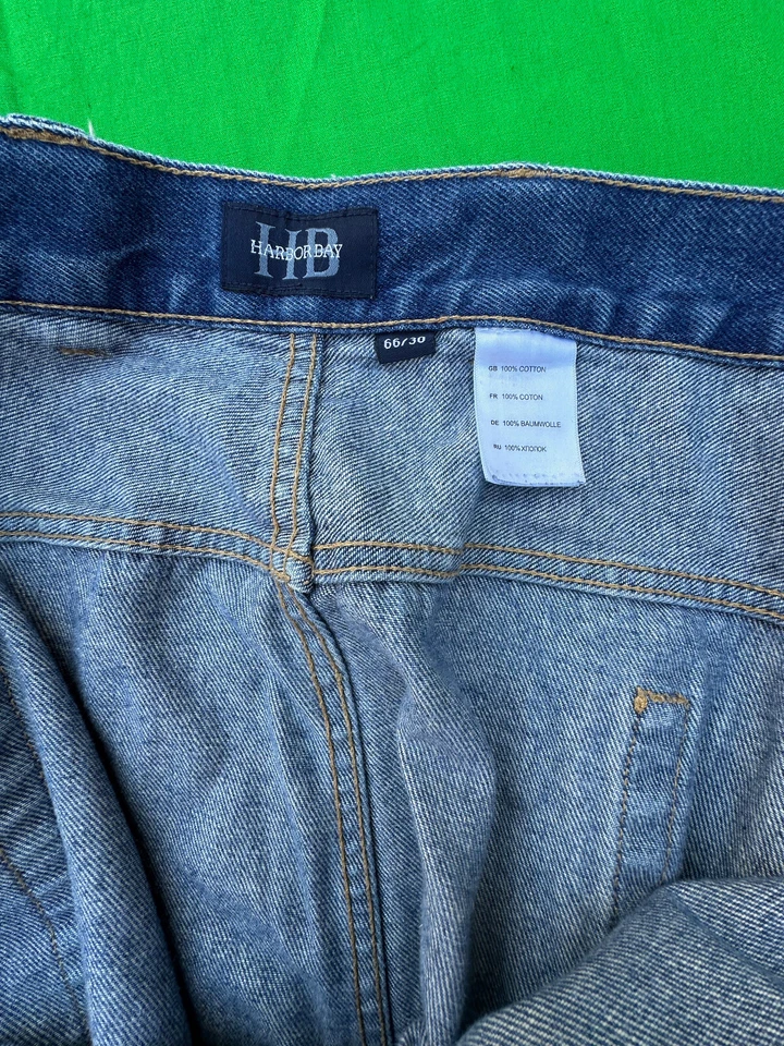 Harbor Bay Men's Denim Pants Size 66x30. - Image 3 of 4