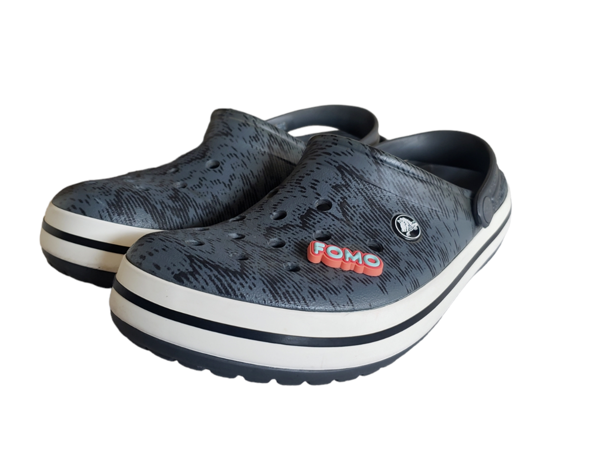 Crocs Crocband II Unisex Charcoal Light Gray Clogs |11989  display picture 2