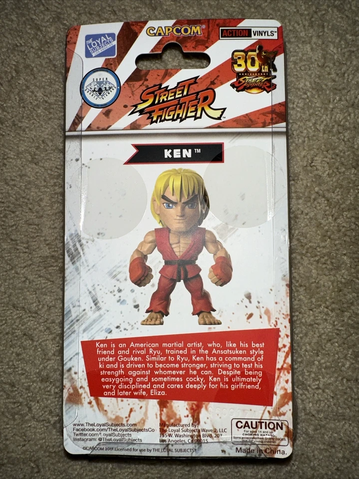 The Loyal Subjects Street Fighter: Clear Black Ken 2017 Capcom Foto 2 de 2