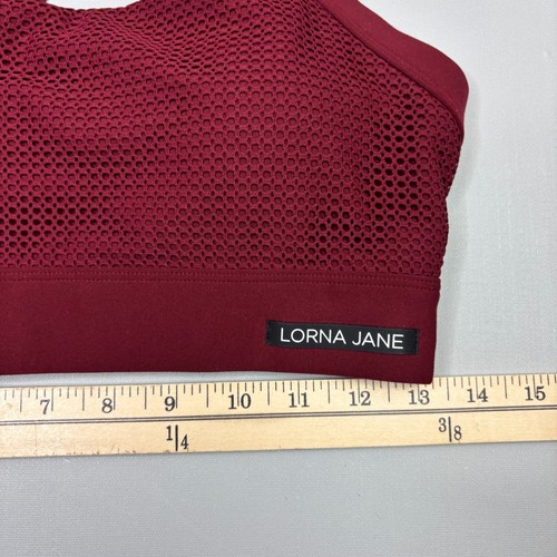 Lorna Jane Sport Bra Medium Crossback Wire Free Adjustable Back Removable Pads - Picture 3 of 9