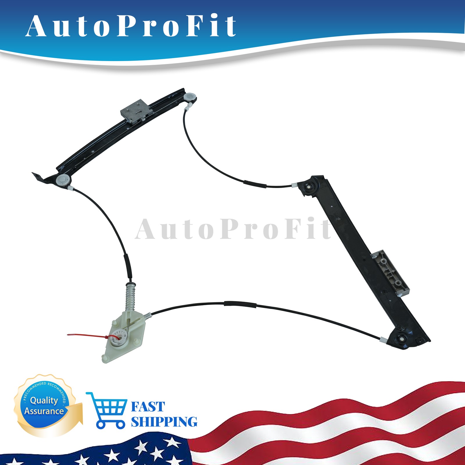 Front Left Window Regulator For 04-18 Bentley Continental GT Coupe 3W0837401J US