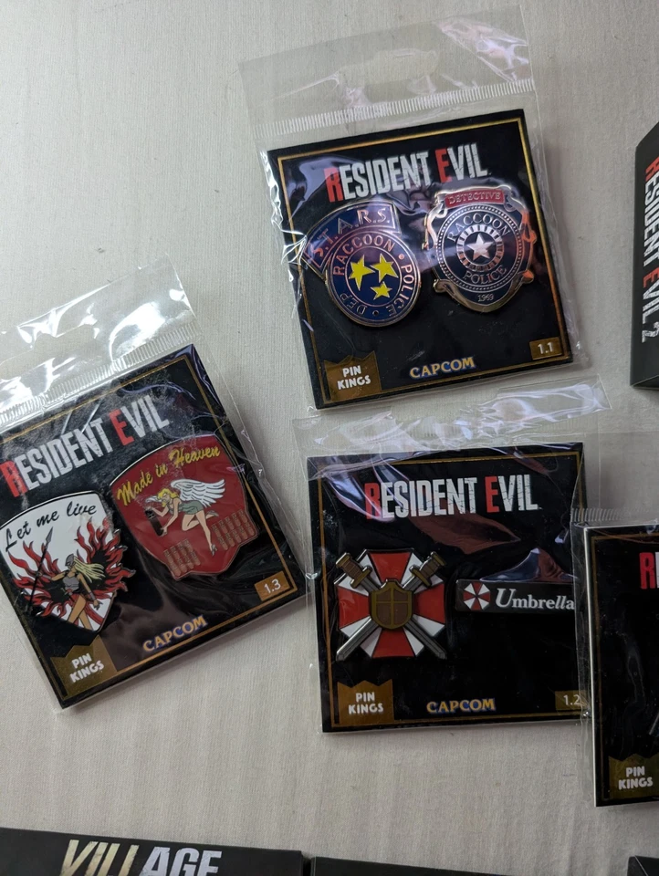 Resident Evil Merchandise Huge Bundle Capcom | Keyrings | Badges | Necklace Rare - Image 3 of 4