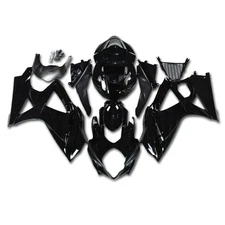 Glossy Black Fairing Kit for Suzuki GSXR 1000 2007 2008 K7 Bodywork+ Bolt Kit