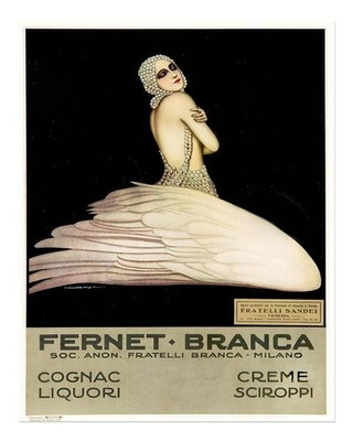 Elegante Art-D�co-Wandkunst � Vintage-Werbedruck Art Deco Elegant Fig