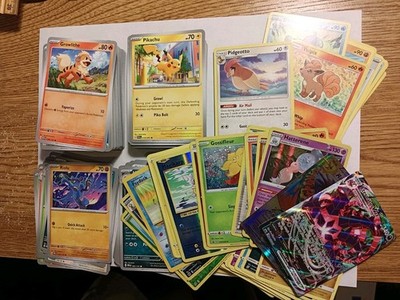 Lot of (240+) Pokémon TCG Trading Cards - Various Years, some foils and holos