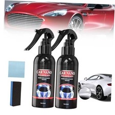 2PCS Car Nano Paint Coating Agent Water Displacement Coating, Nurafix Scratch