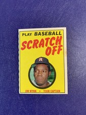1971 Topps Scratch Off Unscratched Jim Wynn (Rare White Border)