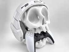 3D Printed Skull Headphone Stand Desktop Display Hanger Gaming Accessories