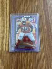 2025 Topps Chrome NFL - Tristan Wirfs -  Purple Leather /75 - Buccaneers 