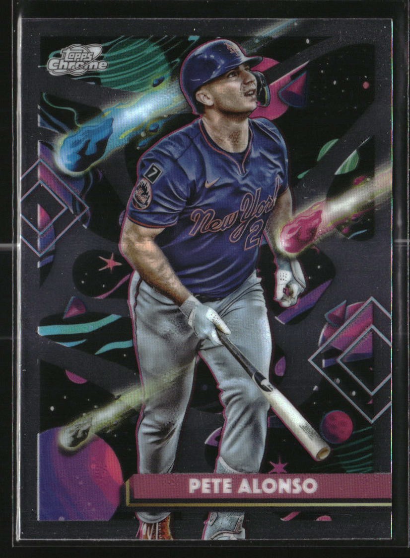 2025 Topps Chrome Cosmic Pete Alonso #151 New York Mets
