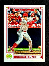 Shohei Ohtani REFRACTOR 2019 Diamond Kings Team Heroes TH-17 GOLD HOLO SSP!