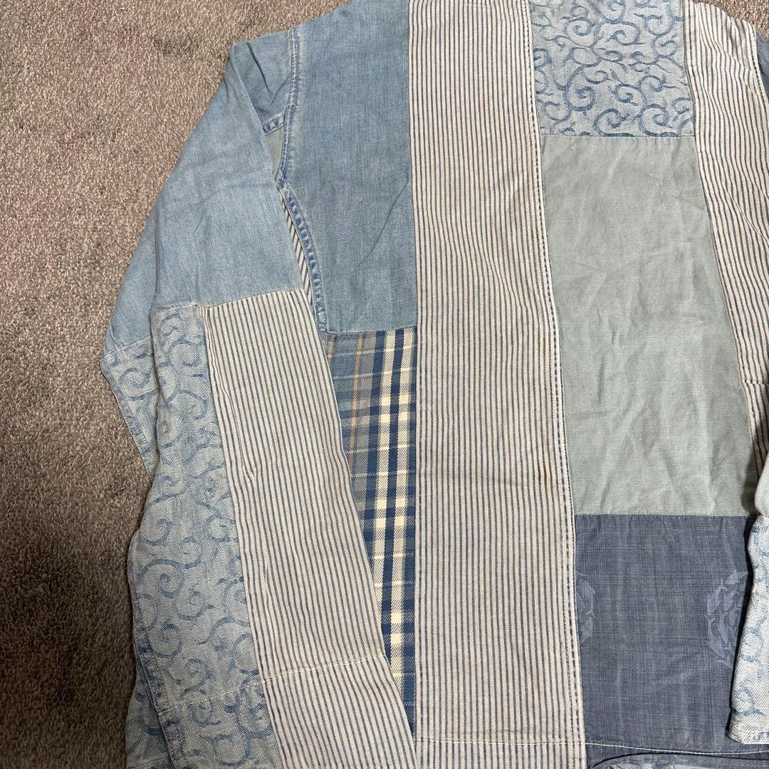 USED KAPITAL RECONSTRUCTED PATCHWORK COVERALL ACC… - image 6