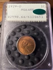 1929-D OGH - PCGS MS64RB -CAC APPROVED - Sharp Strike, Good Luster