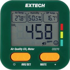 Extech CO270 VOC Air Quality Meter Temperature, Humidity, CO2