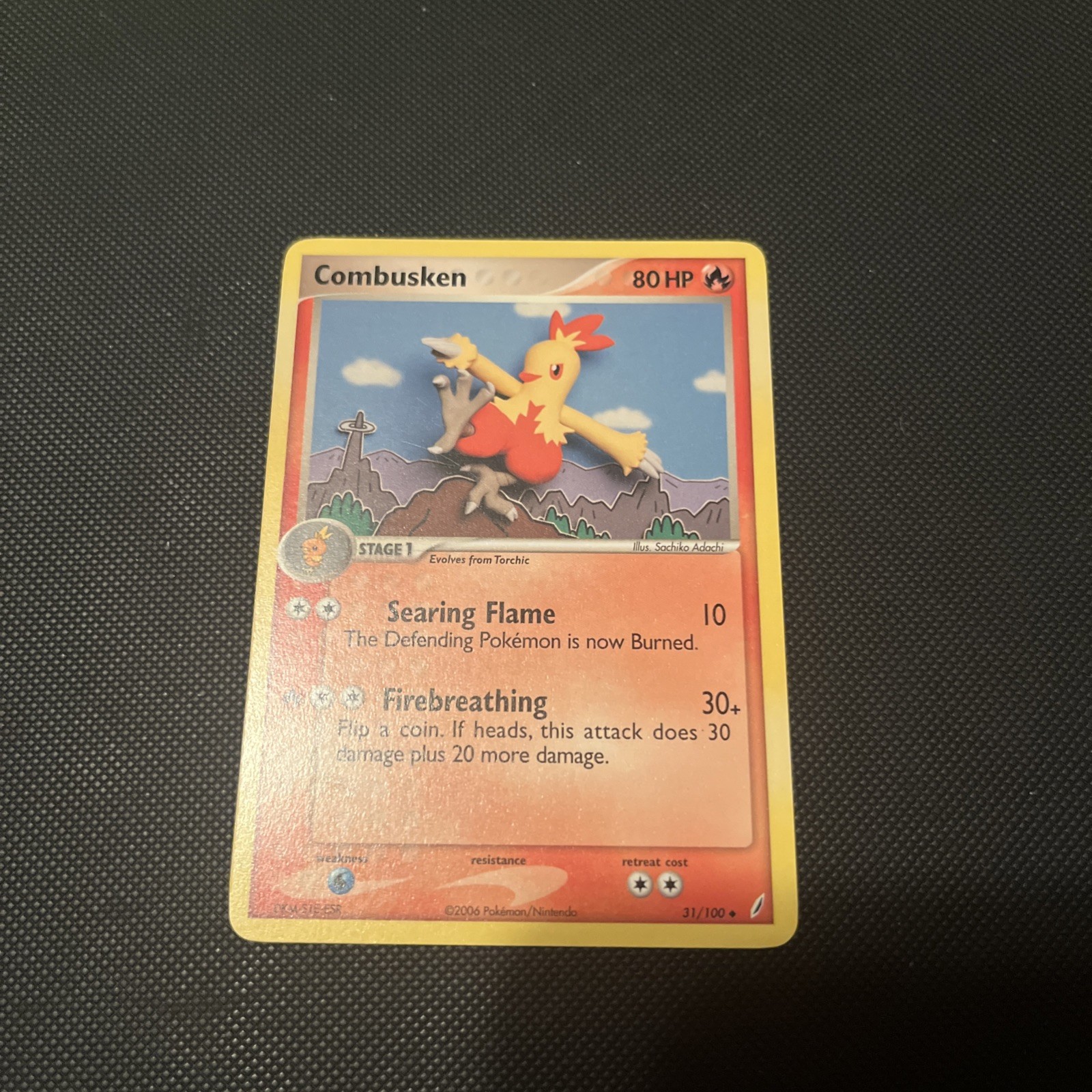 Combusken 31/100-2006 Crystal Guardians Uncommon pokemon Card NM