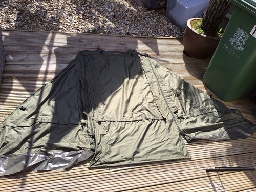 Trakker Tempest Bivvy T100 Infill Front Panel Vgc Used Carp Fishing Gear