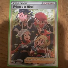 Pokemon Crown Zenith SWSH Full Art Ultra Rare Holo Card Friends in Hisui 148/159 on eBay