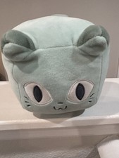 BIG GAMES PET SIMULATOR ROBLOX MINT GREEN CAT PLUSH STUFFED ANIMAL ONLY NO CODE