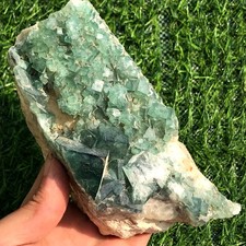 1150G Natural Fluorite Cluster Crystal Mineral Specimen Energy Healing Reiki