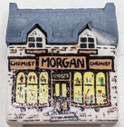 8 Wade England Miniature Village Houses Lot Porcelain Buildings — photo 9