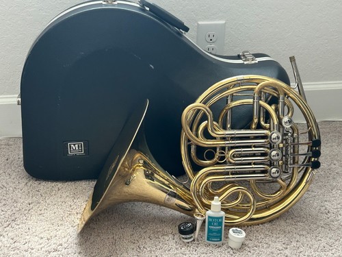 Andreas Eastman EFH420 Double French Horn w/ Upgraded MTS Case & Maintenance Kit