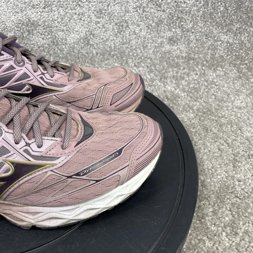 美津浓鞋女式 9.5 码 Wave Creation 20 Woodrose Plum 完美网眼跑步 — 第 2/4 张图片