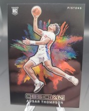 🔥 2023-24 Obsidian Black Color Blast Ausar Thompson 🔥 Pistons 🔥 SSP 🔥 Rookie