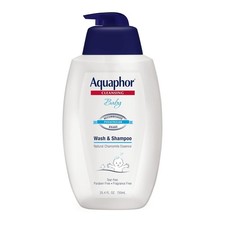 Aquaphor Baby Wash  Shampoo Unscented Gentle Cleanser for Babies 25.4oz Pump