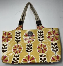 Brighton Sunny Pop Vinyl Large Tote Bag Purse Beach 20x11x7" Free Shipping