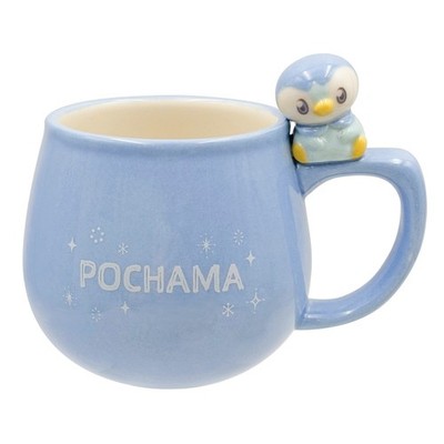 Piplup PokéPeace Mug with Figure Pokémon Cup Poke Peace Pokemon Nintendo Japan