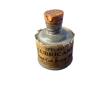 #ad Rare Vintage National Cash Register Special Lubricant Oil Can $65.00