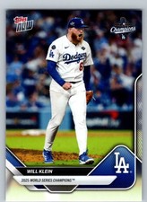 2025 Topps Now Dodger World Series Champions- Will Klein WS-11
